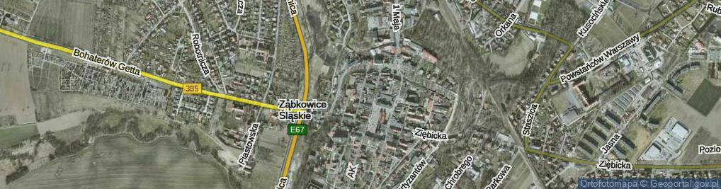 Zdjęcie satelitarne Plac Skłodowskiej-Curie Marii pl.